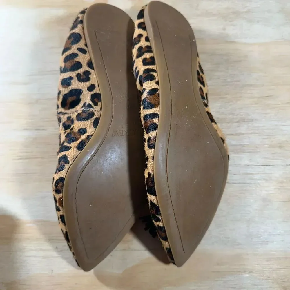 J Crew Leopard Print Flats Women’s Size 8.5